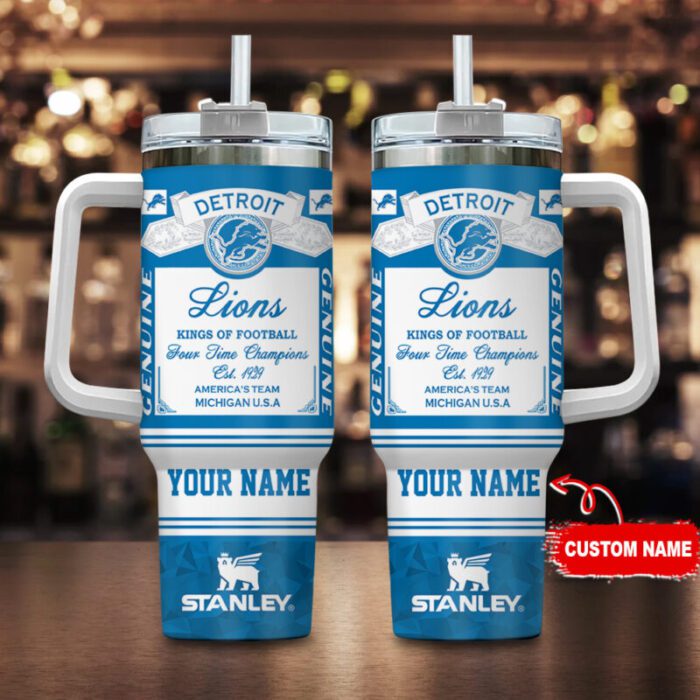 Detroit Lions NFL Kings of Football 40oz Tumbler STT2166