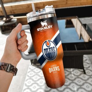 Edmonton Oilers NHL Stanley 40oz Tumbler Trending 2024 STT2199