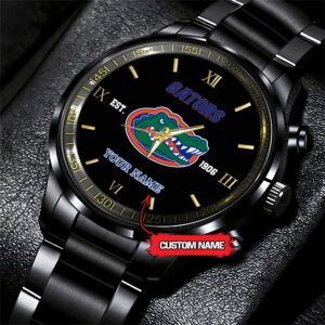 Florida Gators NCAA Black Fashion Personalized Sport Watch BW1496
