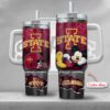 Iowa State Cyclones NCAA Mickey Custom Name 40oz Stanley Tumbler STT3027