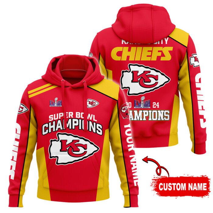 Kansas City Chiefs Champions Super Bowl 2024 Hoodie Set HSC1003