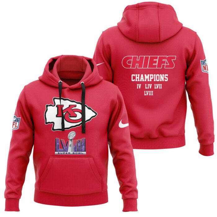 Kansas City Chiefs Champions Super Bowl 2024 Hoodie Set HSC1016