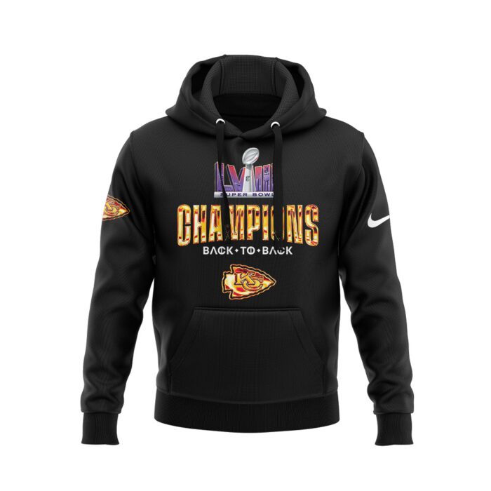 Kansas City Chiefs Super Bowl LVIII Champions Hoodie Set HSC1023