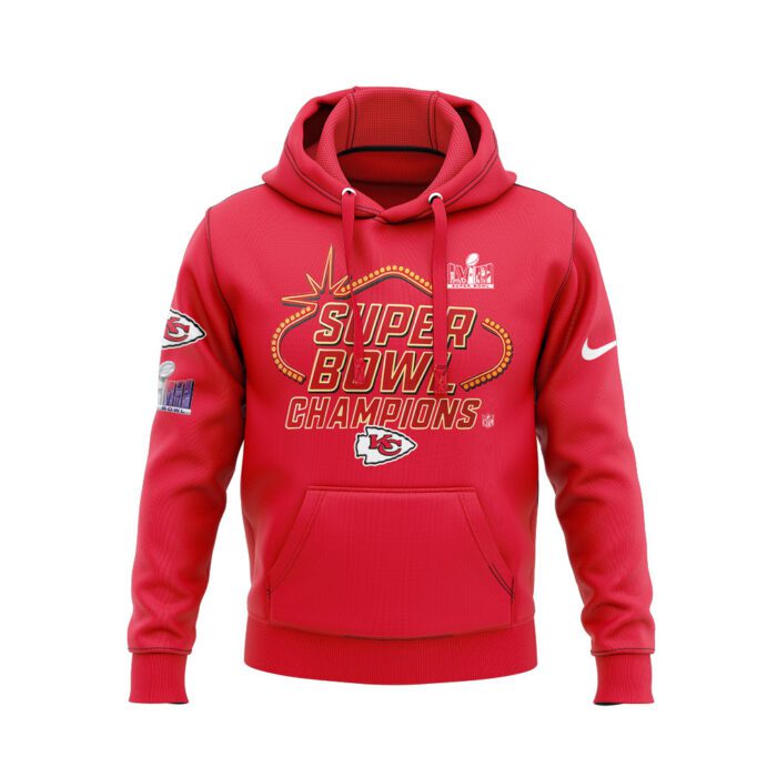 Kansas City Chiefs Super Bowl LVIII Champions Hoodie Set HSC1026