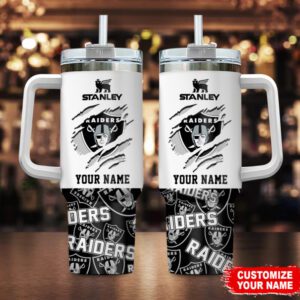 Las Vegas Raiders Gift For NFL Fans Personalized Stanley Tumbler 40Oz STT2997