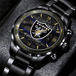 Las Vegas Raiders NFL Black Fashion Sport Watch BW1477