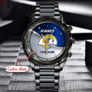 Los Angeles Rams NFL Custom Name Stainless Steel Sport Watch BW1220