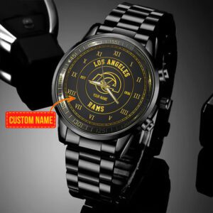 Los Angeles Rams Personalized NFL Fashion Stainless Steel Sport Watch Collection BW1051