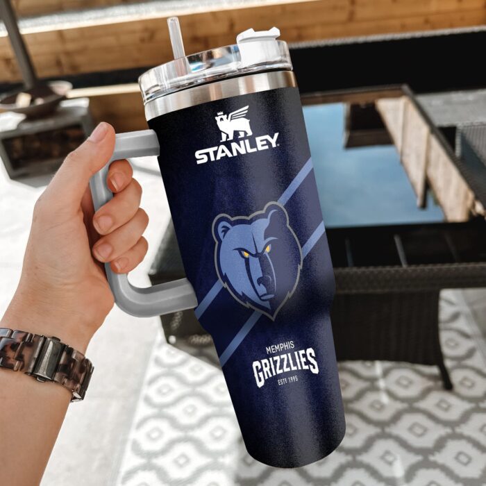 Memphis Grizzlies NBA Stanley 40oz Tumbler Trending 2024 STT2044