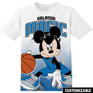 NBA Orlando Magic Disney Mickey Unisex 3D T-Shirt