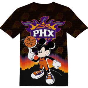 NBA Phoenix Suns Mickey Unisex 3D T-Shirt
