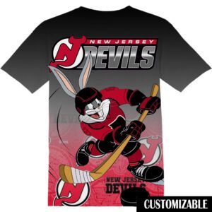 NHL New Jersey Devils Bugs Bunny Unisex 3D T-Shirt