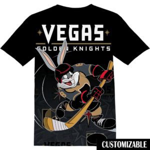 NHL Vegas Golden Knights Bugs Bunny Unisex 3D T-Shirt