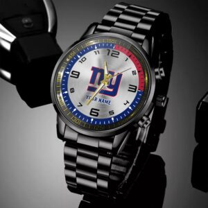 New York Giants NFL Personalized Black Hand Sport Watch Gifts For Fans BW1451