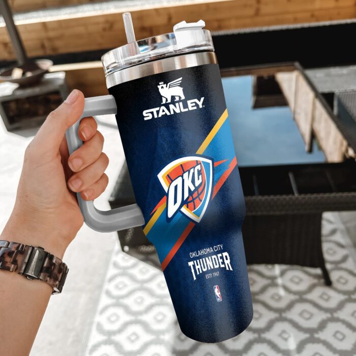 Oklahoma City Thunder NBA Stanley 40oz Tumbler Trending 2024 STT2050