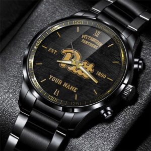 Pittsburgh Panthers NCAA Black Fashion Sport Watch Custom Your Name BW1290