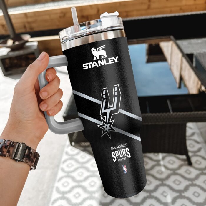 San Antonio Spurs NBA Stanley 40oz Tumbler Trending 2024 STT2056