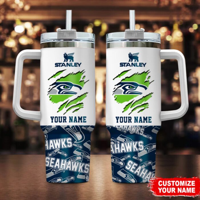 Seattle Seahawks Gift For NFL Fans Personalized Stanley Tumbler 40Oz STT3007