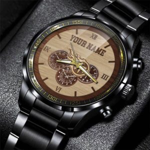 Tennessee Titans NFL Black Fashion Sport Watch Customized Your Name BW1683