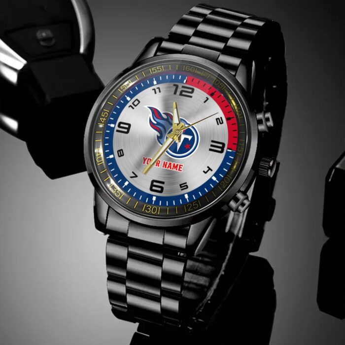 Tennessee Titans NFL Personalized Black Hand Sport Watch Gifts For Fans BW1457