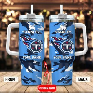 Tennessee Titans NFL Personalized Stans Handled Stanley Tumbler 40Oz Gifts For Fans STT3127