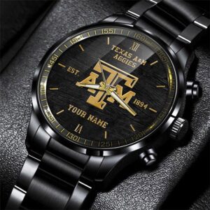 Texas A&M Aggies Black Sport Watch For Fans BW1296