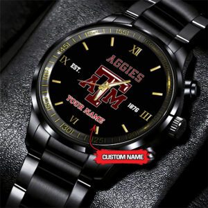 Texas A&M Aggies Black Sport Watch For Fans BW1526