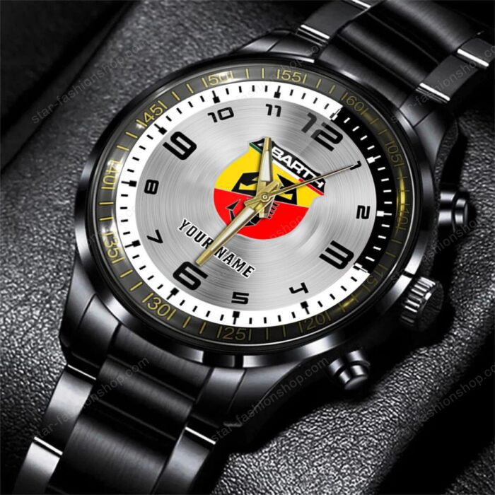 Abarth Motorcycles Black Stainless Steel Watch 2024 BW1953
