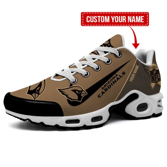 Arizona Cardinals Brown Salute To Service Sport Air Max Plus TN Shoes Custom Name TN1956