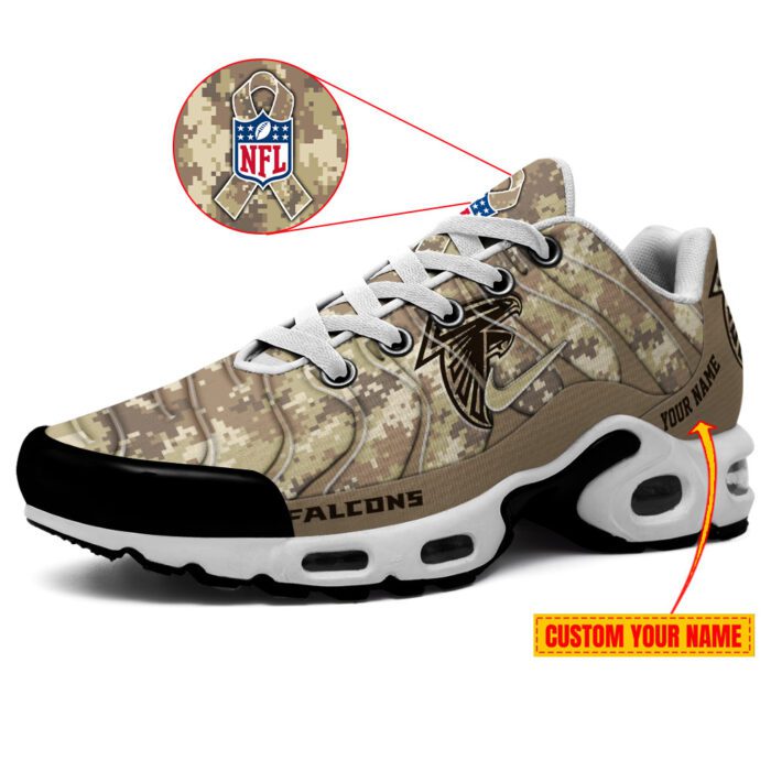 Atlanta Falcons NFL Personalized Veterans Air Max Plus TN Shoes Design TN2839