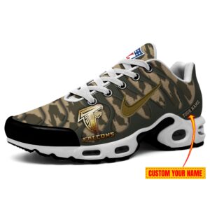 Atlanta Falcons Personalized Air Max Plus TN Shoes NFL Camo Veterans TN3220