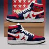 Atlanta braves MLB AJ1 Sneakers Jordan 1 Shoes For Fan JWG1008