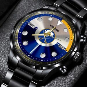 Buffalo Sabres NHL Black Stainless Steel Watch Personalized Gifts For Fans BW1926