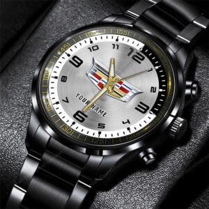 Cadillac Cars Black Stainless Steel Watch 2024 BW1985