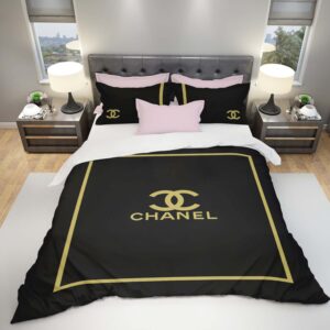 Chanel Luxury Bedding Set Bedroom Decor BSL1012