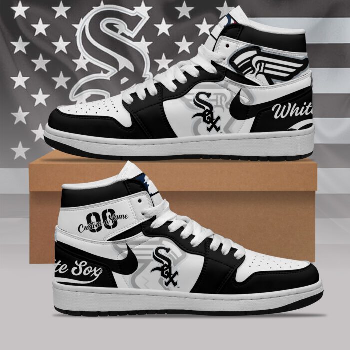 Chicago White Sox MLB AJ1 Sneakers Jordan 1 Shoes For Fan JWG1007