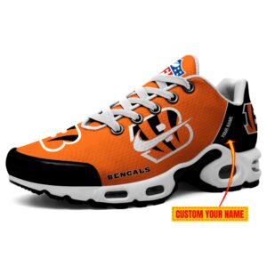 Cincinnati Bengals Custom Kicks Swoosh Logo Air Max Plus TN Shoes TN1740