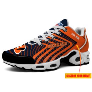 Cincinnati Bengals NFL Swoosh 3D Effect Personalized Air Max Plus TN Shoes TN2877