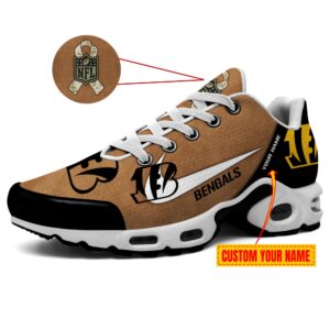 Cincinnati Bengals NFL Veterans Day Personalized Air Max Plus TN Shoes TN2970