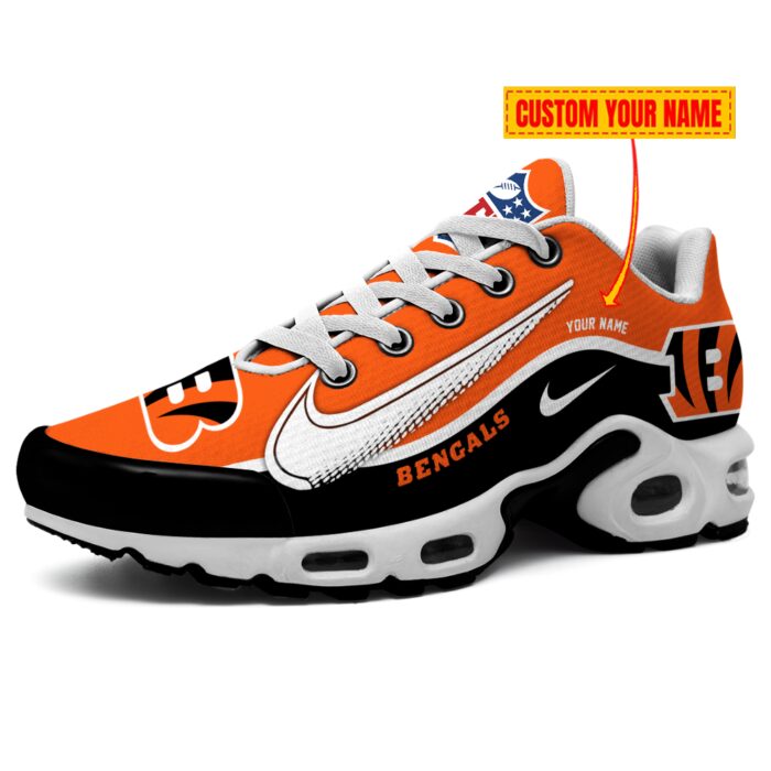 Cincinnati Bengals Perfect Gift NFL Double Swoosh Personalized Air Max Plus TN Shoes TN3165