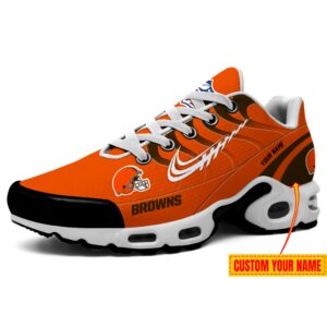 Cleveland Browns Custom Kicks Sport Air Max Plus TN Shoes TN3067