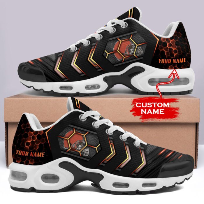 Cleveland Browns NFL Custom Name Air Max Plus TN Shoes TN3003