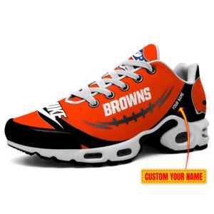 Cleveland Browns Nike X NFL Collaboration Personalized Air Max Plus TN Shoes TN3129