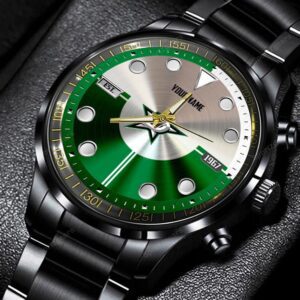Dallas Stars NHL Black Stainless Steel Watch Personalized Gifts For Fans BW1930