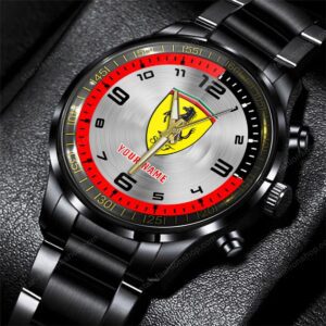 Ferrari Cars Black Stainless Steel Watch 2024 BW1997