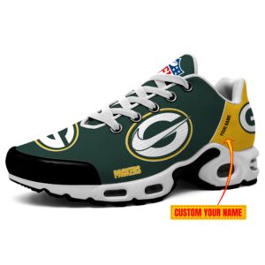 Green Bay Packers Custom Kicks Swoosh Logo Air Max Plus TN Shoes TN1744