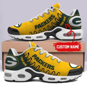 Green Bay Packers Custom Name Air Max Plus TN Shoes TN1872