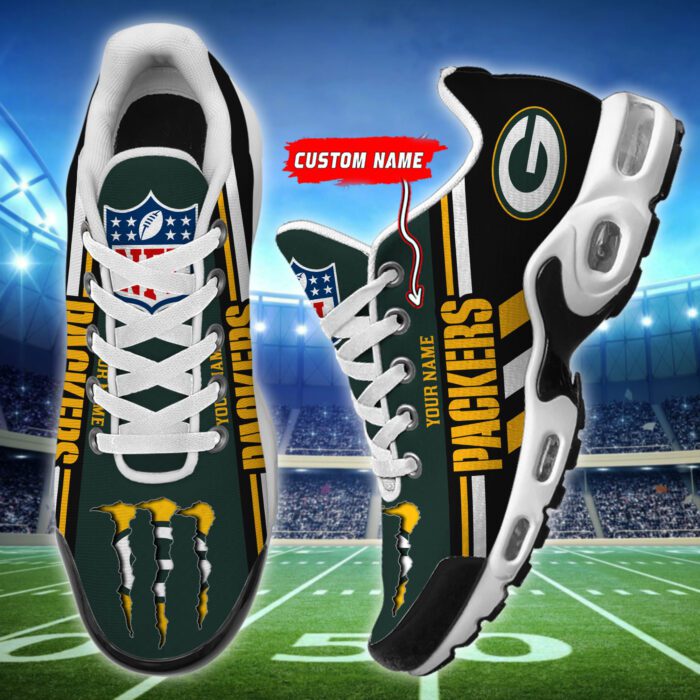 Green Bay Packers Custom Name NFL TN Monster Sport Air Max Plus TN Shoes TN1790