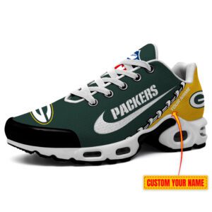 Green Bay Packers Custom Name Sport Air Max Plus TN Shoes TN1997