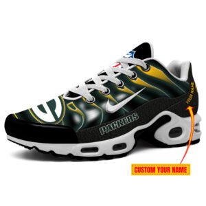 Green Bay Packers NFL Neon Sport Air Max Plus TN Sneaker Custom Name TN2695